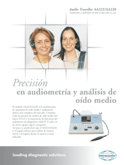 Audio Traveller AA222/AA220 - Oir Bien Centros Auditivos