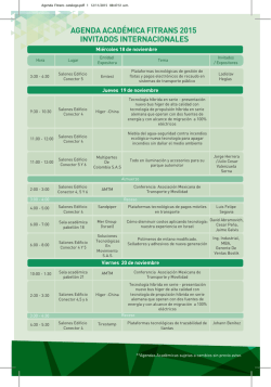 descargue la agenda completa aquí