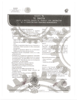 SEP CECÁTI - Dirección General de Centros de Formación para el