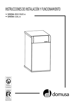 INSTRUCCIONES DE INSTALACIÓN Y FUNCIONAMIENTO
