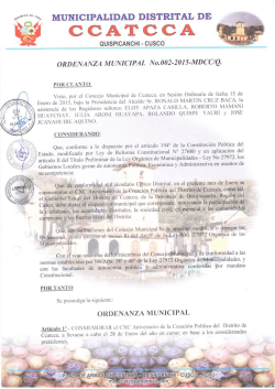 "93` CCATCCA - municipalidad distrital de Ccatcca