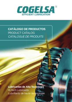 CATALOGUE DE PRODUITS