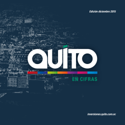 Quito en Cifras DIC 2015