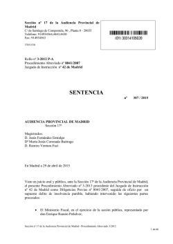 SENTENCIA