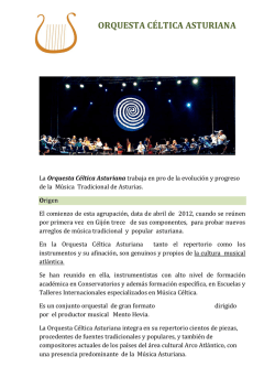 dossier de Presentación Orquesta Céltica Asturiana