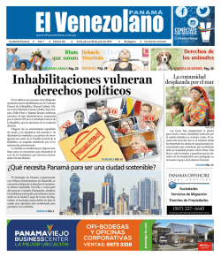 Edición 261 - El Venezolano de Panamá