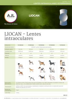 lIOCAN - lentes intraoculares