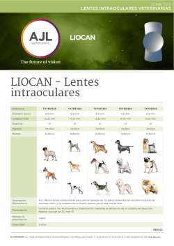 liOcAN - lentes intraoculares