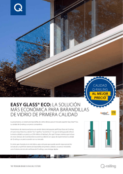 easy glass® eco - ADETEC maquinaria accesorios y herramientas