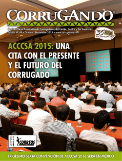 acccsa 2015 - Revista Corrugando