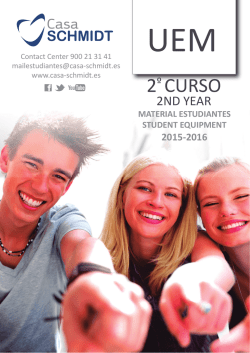 2º CURSO - Casa Schmidt
