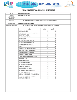 FICHA INFORMATIVA- ORDENES DE TRABAJO