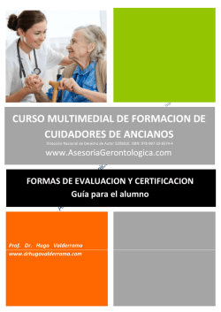 Formas de Evaluación y Certificación