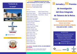 Programa - Área Integrada de Talavera