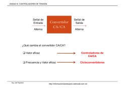 Convertidor CA/CA - informacionclasesiupsm