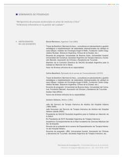 SEMINARIOS DE POSGRADO