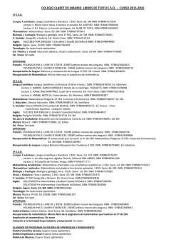Libros de texto SECUNDARIA