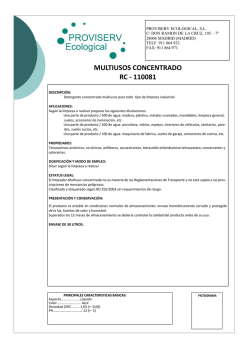 MULTIUSOS CONCENTRADO RC - 110081