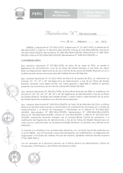 Reglamento de administración y uso de palcos del Estadio nacional