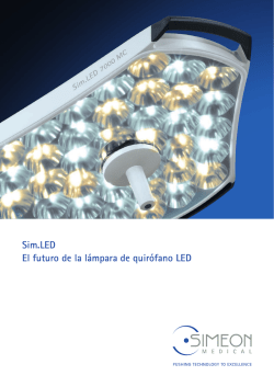 Sim.LED El futuro de la lámpara de quirófano LED
