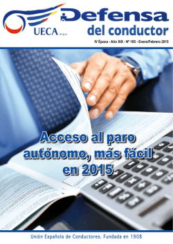 Acceso al paro autónomo, más fácil en 2015