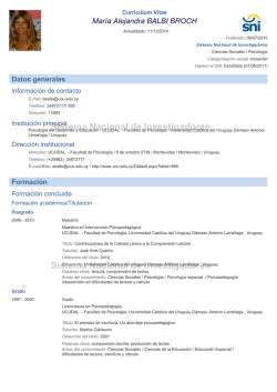 Mar&iacute;a Alejandra BALBI BROCH