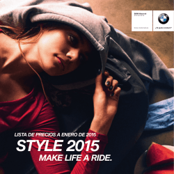 STYLE 2015 - Precios y promociones
