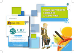 Hábitos alimenticios saludables & falsos mitos