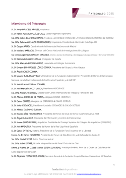 Patronato de la Fundación Independiente