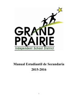 DISTRITO ESCOLAR INDEPENDIENTE DE GRAND PRAIRIE