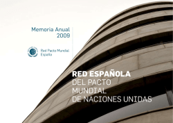 RED ESPAÑOLA DEL PACTO MUNDIAL DE NACIONES UNIDAS