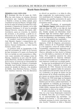 75 LA CASA REGIONAL DE MURCIA EN MADRID 1929