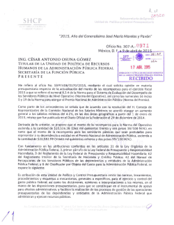 oficio shcp 307 a 0971 recompensas 2015 090415