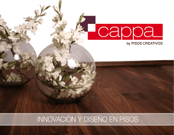 INNOVACIÓN Y DISEÑO EN PISOS