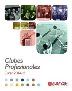 Clubes Profesionales - Colegio Mayor Albayzín