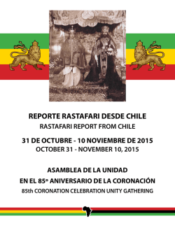 Reporte RasTafari desde Chile - Asamblea de la