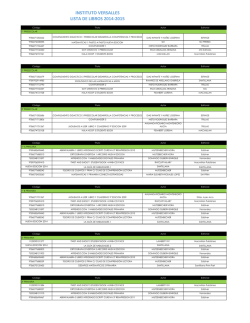 instituto versalles lista de libros 2014-2015