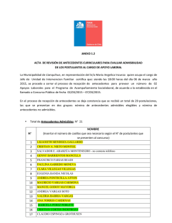 ANEXO 1.2 ACTA DE REVISIÓN DE ANTECEDENTES