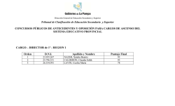 Tribunal de Clasificación de Educación Secundaria y Superior