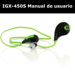 IGX-450S Manual de usuario