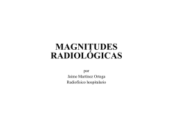 2. Magnitudes radiológicas