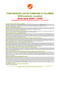 maravillas de campania y calabria