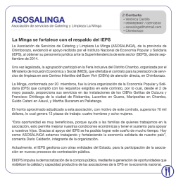 ASOSALINGA CHIMB - Economía Solidaria