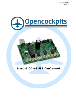 Manual IOCard USB DimControl.