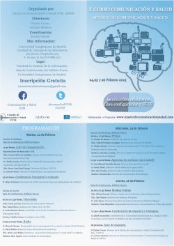 Descargar el díptico informativo del Curso
