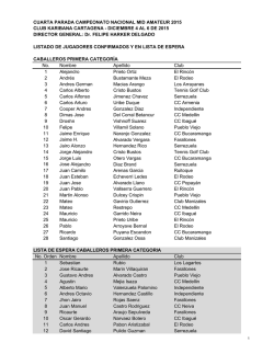 Cuarta Parada Campeonato Nacional Mid