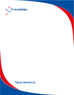 Tapas metalicas y tapones agrafes