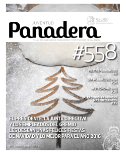 Diciembre 2015 - El Gremio de panaderos y pasteleros de Valencia
