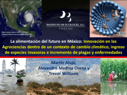 Plagas y cambio climático