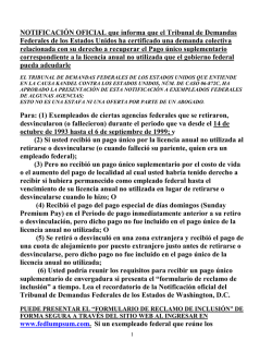 Notificación Oficial - Kandel et al. v. United States